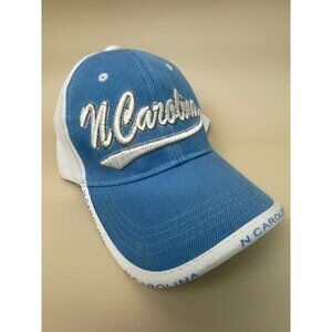 NEWT North Carolina Blue and White Embroidered Tarheels Snapback Cap Hat